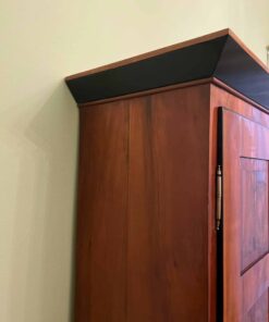 Large Biedermeier Wardrobe - Left Side Edge Detail - Styylish