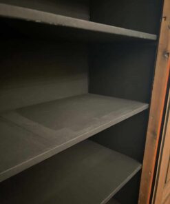 Large Biedermeier Wardrobe - Black Interior - Styylish