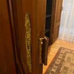 Large Biedermeier Wardrobe - Brass Hinge Detail - Styylish