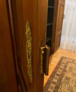 Large Biedermeier Wardrobe - Brass Hinge Detail - Styylish