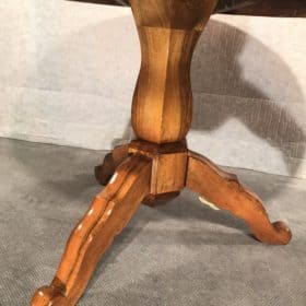 Antique Biedermeier Center Table, South German 1820-25, Walnut