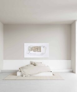 Mixed media by Alicja Wasilka- in a modern bedroom- Styylish