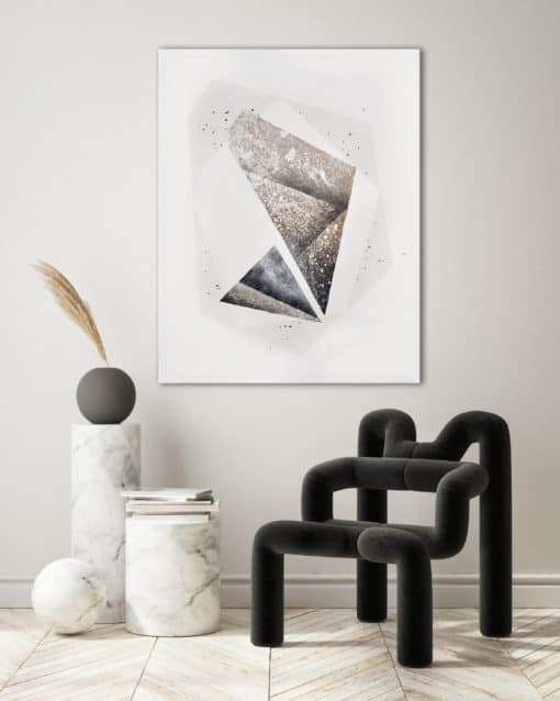 Modern Artwork by Alicja Wasilka- with a modern chair- Styylish