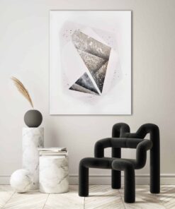 Modern Artwork by Alicja Wasilka- with a modern chair- Styylish
