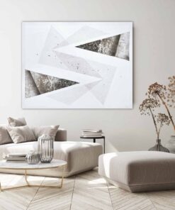 Mixed media by Alicja Wasilka- in aliving room- Styylish