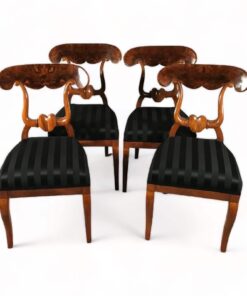 Set of four Biedermeier Oxhead chairs- Styylish