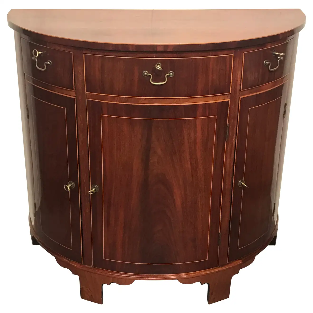 Neoclassical Demilune Credenza- Styylish