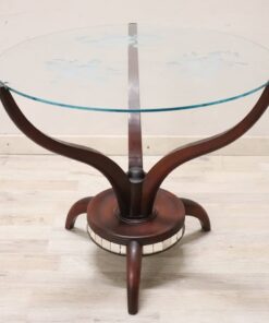 Round Italian Side Table - Full View - Styylish