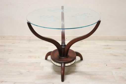 Round Italian Side Table - Full View - Styylish