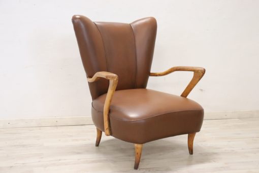 Italian Mid-Century Armchair - Side Profile - Styylish