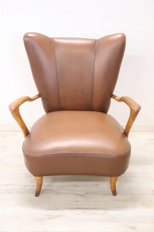 Italian Mid-Century Armchair - Front Profile - Styylish