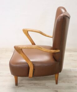 Italian Mid-Century Armchair - Armrest Detail - Styylish