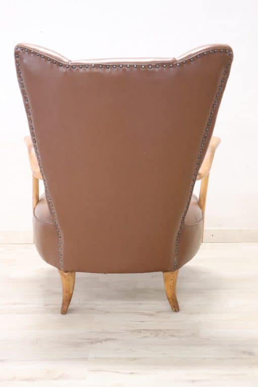 Italian Mid-Century Armchair - Back Detail - Styylish