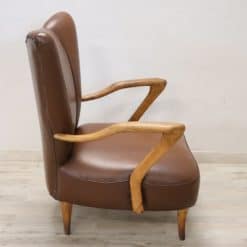 Italian Mid-Century Armchair - Full Side Profile - Styylish