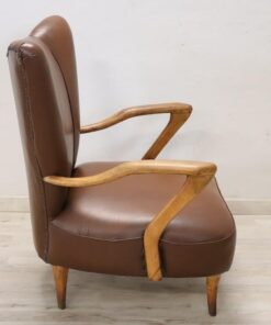 Italian Mid-Century Armchair - Full Side Profile - Styylish