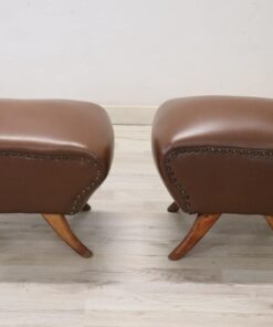 Pair of Italian Mid-Century Stools - Side by Side - Styylish