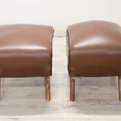 Pair of Italian Mid-Century Stools - Side Profile - Styylish