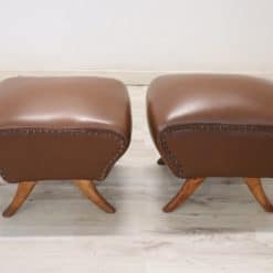 Pair of Italian Mid-Century Stools - Pair Next to Each Other - Styylish