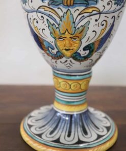 Italian Deruta Ceramic Amphorae - Bottom Decoration Detail - Styylish