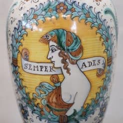 Italian Deruta Ceramic Amphorae - Hand Painted Decoration - Styylish