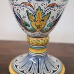 Italian Deruta Ceramic Amphorae - Hand Painted Base Decoration - Styylish