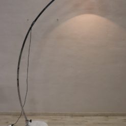 Vintage Guzzini Arc Floor Lamp - Full Profile - Styylish