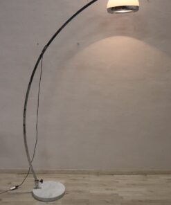 Vintage Guzzini Arc Floor Lamp - Full Profile - Styylish