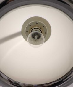 Vintage Guzzini Arc Floor Lamp - Lamp Shade Interior - Styylish