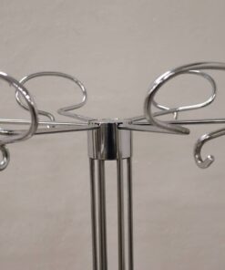 Chrome Coat Rack - Hanger Detail - Styylish