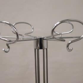 Chrome Coat Rack by Isao Hosoe for Valenti Luce, 1970s