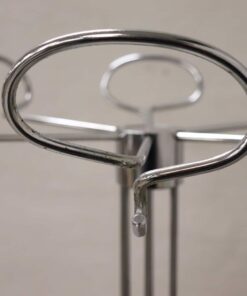 Chrome Coat Rack - Individual Hanger Detail - Styylish