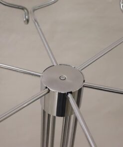 Chrome Coat Rack - Top Detail - Styylish