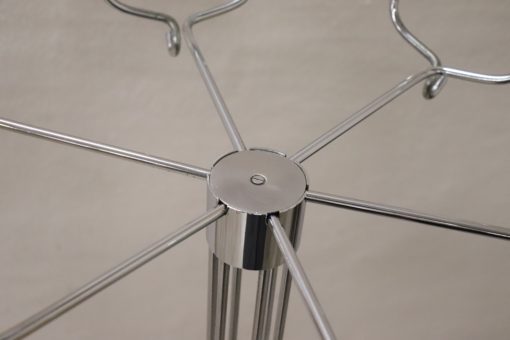 Chrome Coat Rack - Top Detail - Styylish