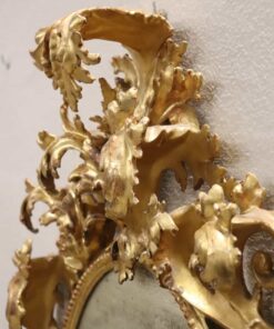 Carved Gilded Wood Mirror - Decoration Detail - Styylish