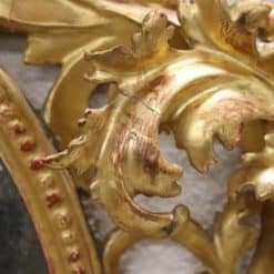 Carved Gilded Wood Mirror - Decoration Close-Up - Styylish