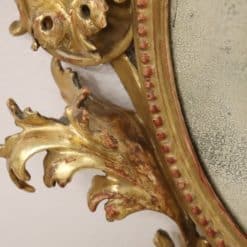 Carved Gilded Wood Mirror - Frame Detail - Styylish