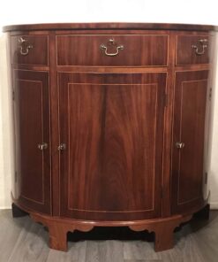 Alternative view of Neoclassical Demilune Credenza, 19th century