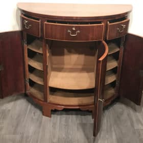 Neoclassical Demilune Credenza, 19th century