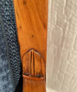 Pair of Empire Side Chairs- edging fabric detail- Styylish