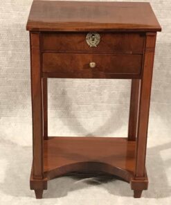 Biedermeier Side or Sewing Table- face view- Styylish