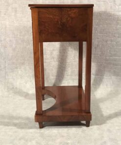 Biedermeier Side or Sewing Table- side view- Styylish