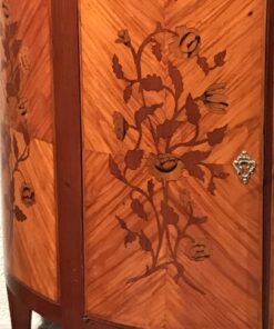 Napoleon III Demilune Cabinet- side detail- Styylish