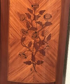 Napoleon III Demilune Cabinet- veneer detail- Styylish