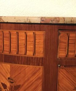 Napoleon III Demilune Cabinet- top detail- Styylish