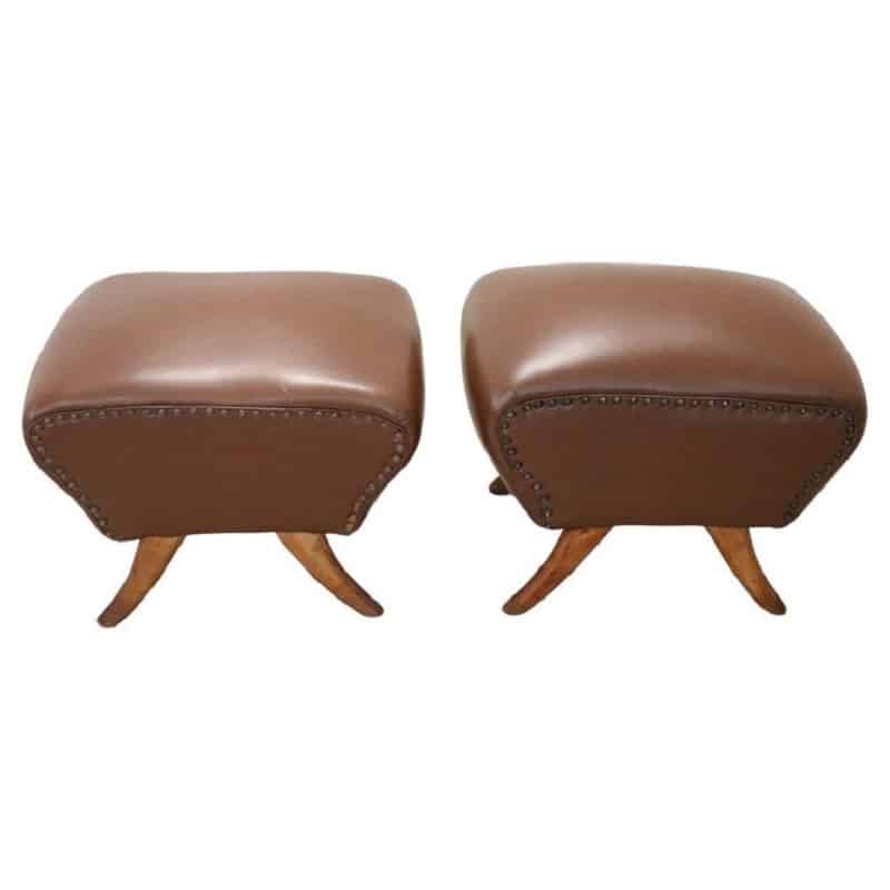 Pair of Italian Mid-Century Stools - Styylish