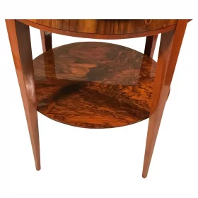 Biedermeier Walnut Side Table, Germany 1815-20