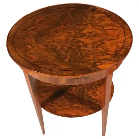 Biedermeier Walnut Side Table, Germany 1815-20