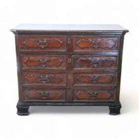 17th Century Italian Louis XIV Antique Walnut Chest of Drawers