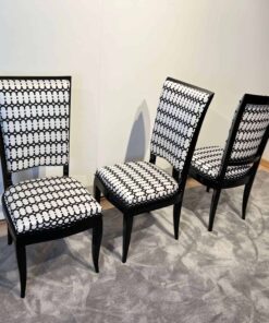 Art Deco High Back Dining Chairs - Facing Different Ways - Styylish