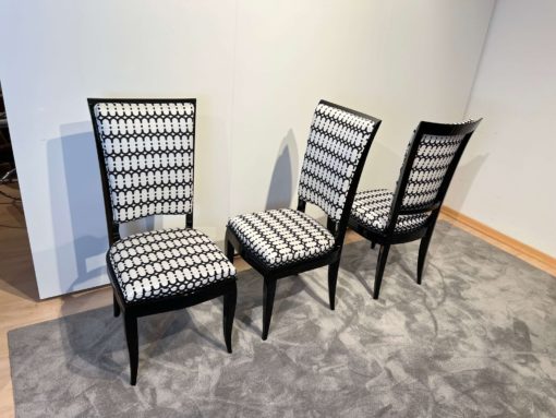 Art Deco High Back Dining Chairs - Facing Different Ways - Styylish